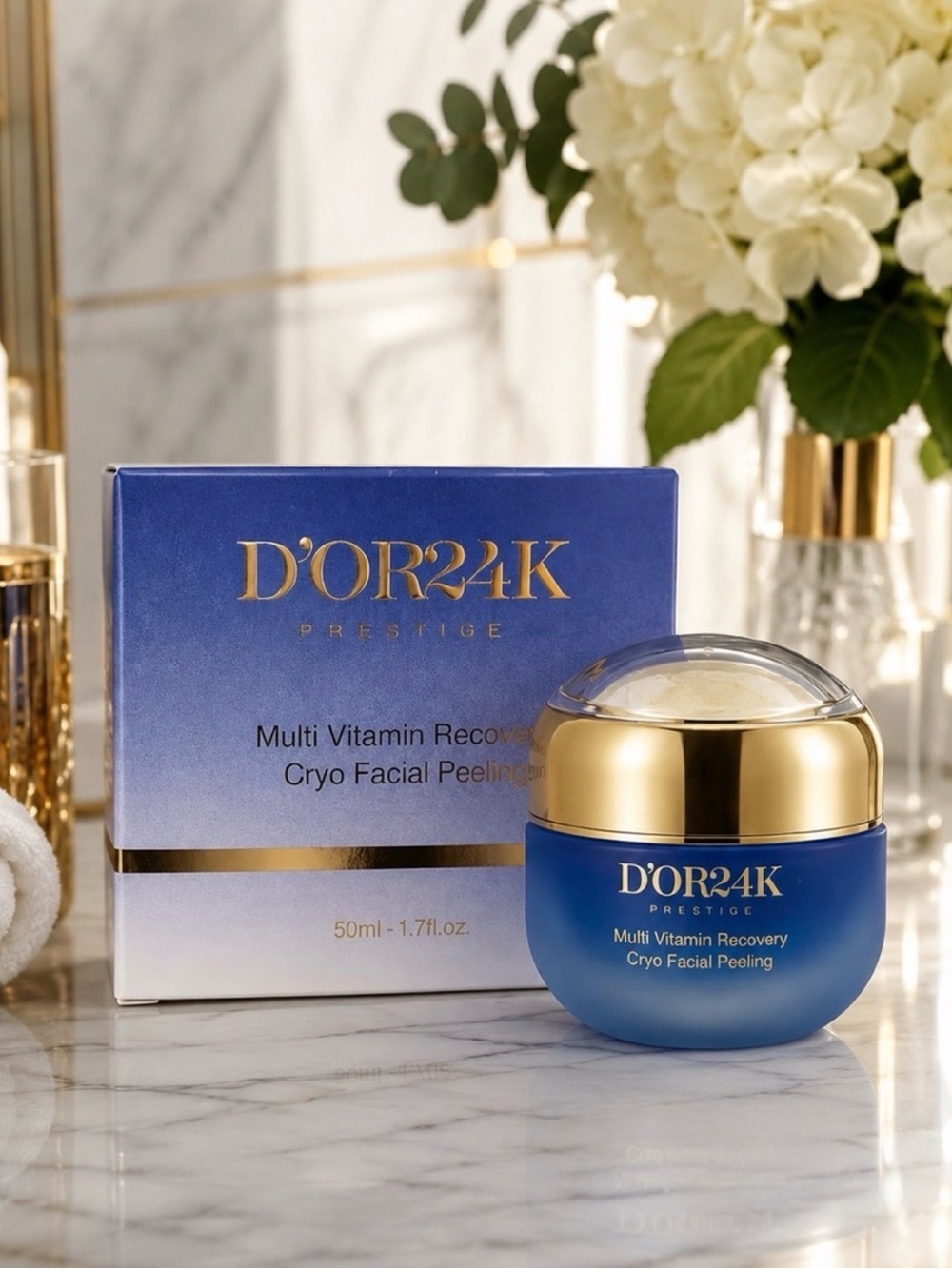 D’or24K Prestige Multi Vitamin Recovery Cryo Facial Peeling ~ Retail $195